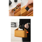 Large Capacity Foldable Insulated Lunch Box Tote Bag