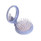 Macaron Mini Massage Comb with Foldable Mirror