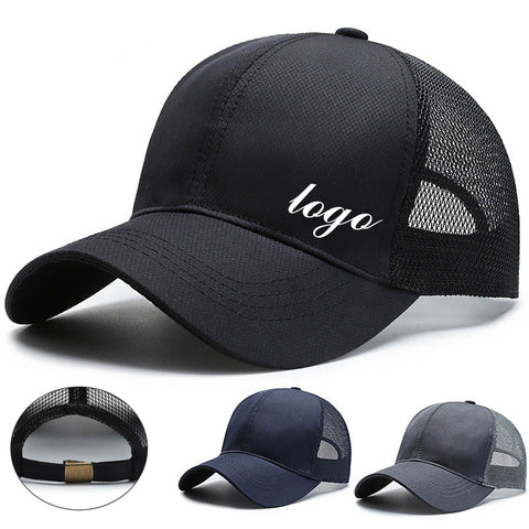 6 Panel Cotton Mesh Baseball Cap
