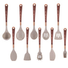 12 Pieces Wood Grain Silicone Cookware