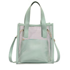 2 In 1 Transparent Shoulder Bag Jelly Handbag