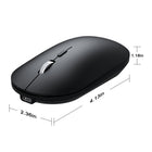 Ultra-Thin Dual Mode Wireless Bluetooth Mouse