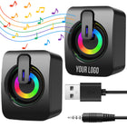 Custom Mini Wired Light Up PC Speaker