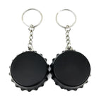 Beer Cap-Shaped Bottle Opener Keychain