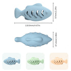 Fish-shaped Silicone Treat-Dispensing Toy