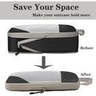 4 Set Travel Compression Packing Cubes For Suitcases