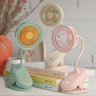 Clamp-Mounted Desk Fan