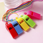 Plastic Whistle with Lanyard for Kids