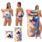 2-In-1 Foldable Beach Towel Backpack Set（31.5In, 62.99In)
