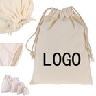Cotton Canvas Drawstring Tote Bags