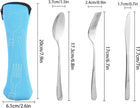 Portable Silverware Set With Case