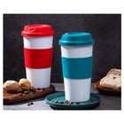 16 Oz Reusable Coffee Cups With Lids And Non Slip Sleeves