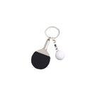 Simulated Table Tennis Racket Set Keychain