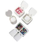 Press-Type Desktop Mini Storage Box Set Of 3 For Office