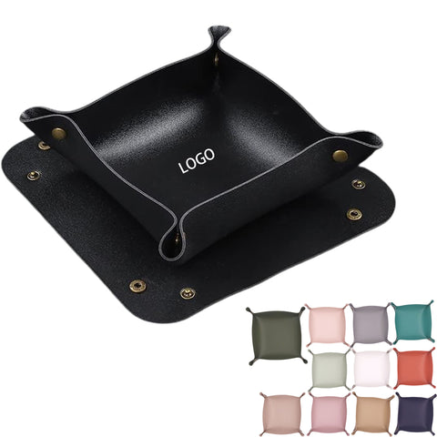 Leather Valet Tray Organizer