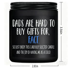Black Candle Jar With Lid-250Ml