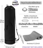 Exercise Yoga Mat Carrier Multi-Functional Storage Bag