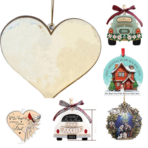Creative Christmas Wooden Hanging Ornament
