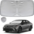 Silver Coated Fabric Car Suv Windshield Foldable Parasol