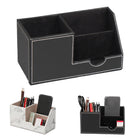 Leather Storage Box With Flocked Interior