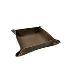 Folding Leather Tray Organizer
