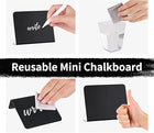 Set Of 12 Mini Reusable Chalkboard Signs