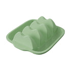 Rectangle Silicone Taco Holder Plate With Dividers
