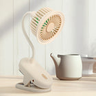 Clamp-Mounted Desk Fan