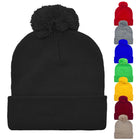 Women's Candy Color Pom-Pom Knit Hat (Autumn Winter)