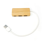 Bamboo Usb Hub With C Port