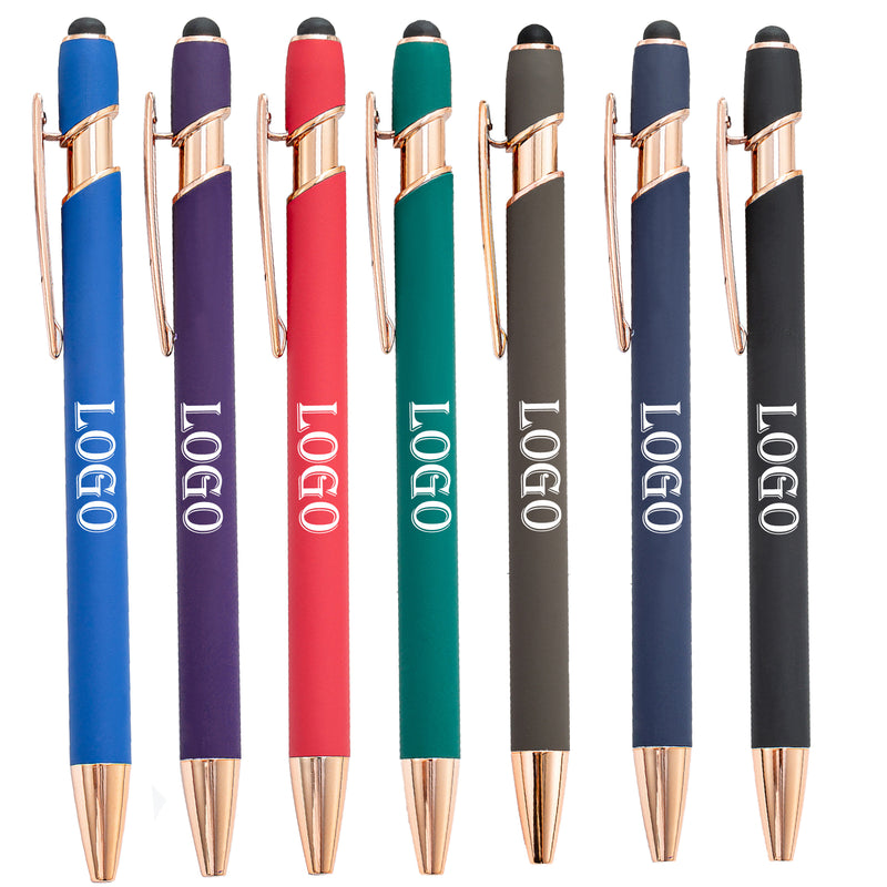 2-in-1 Press Touch Screen Capacitive Ballpoint Pen