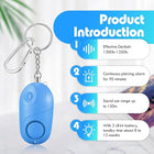 130 Db Personal Safety Alarm Keychain With Led Light