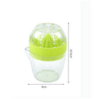 Manual Lemon Reamer Juicer Citrus Squeezer W/ Measuring Cup