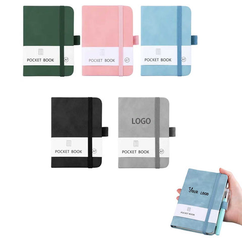 A7 Pocket Pu Cover Notebook Journal