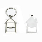House Shaped Bottle Opener Keychain