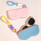 Silicone Dopamine Color-Block Eyeglass Case