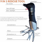 9-In-1 Multi-Function Digital Tire Pressure Gauge