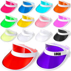 Unisex Sun Visors Plastic Clear Cap