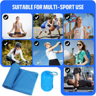 Custom Portable Cooling Towel w/ Silicone Case & Carabiner