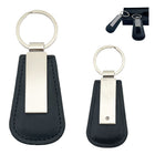 Black Leather Business Keychain