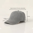 Embroidered Washed Baseball Cap