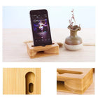 Wooden Amplifying Phone Stand
