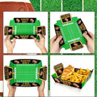 12Pcs Disposable Football Party Food Paper Plate