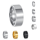 Sleek And Minimalist Stainless Steel Ring