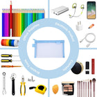 Full Color Nylon Mesh Pencil Zipper Bag