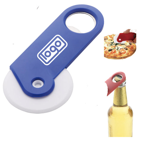 Pizza Cutter Bottle Opener Combination