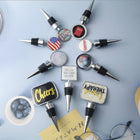 Custom Zinc Alloy Wine Bottle Stoppers