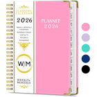 2026 A5 Spiral Calendar Notebook - English