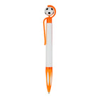 Football Shape Plastic Push Button Ballpoint Pen