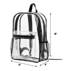 Pvc Clear Backpack Heavy Duty With Padded Straps
